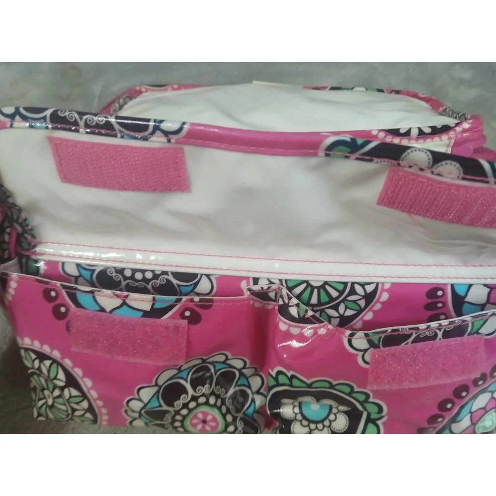 2 Vintage Vera Bradley Mini Cooler Lunch Bags Cupcakes Pink Green Retired 2007